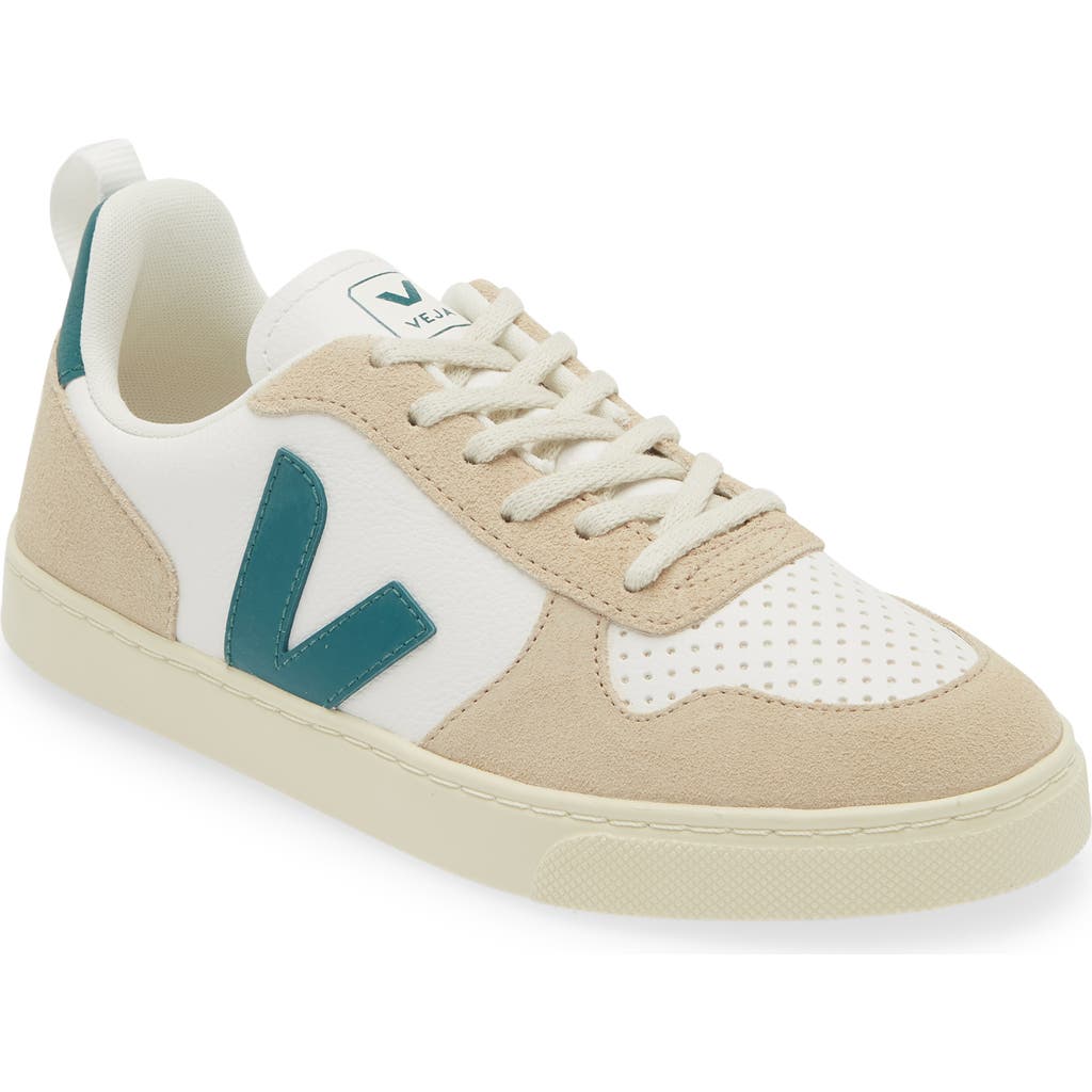 Veja Kids' Small V-10 Sneaker in Extra-White Brittany Almond at Nordstrom Rack, Size 37
