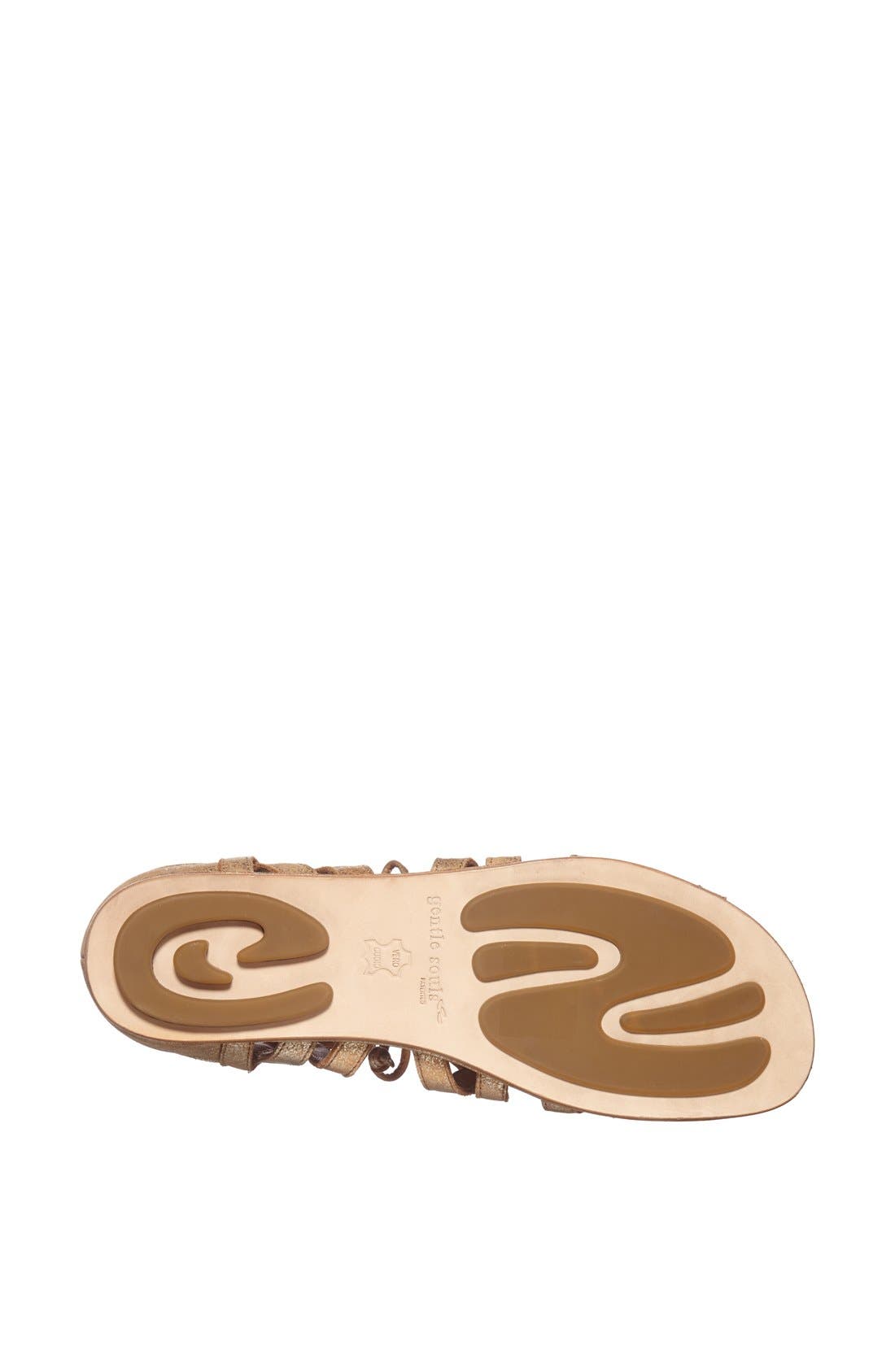 'Break My Heart' Sandal, Alternate, color, GOLD