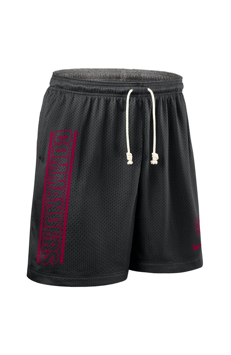 Nike Men's Nike Black Washington Commanders Sideline Reversible Performance Shorts, Alternate, color, Black
