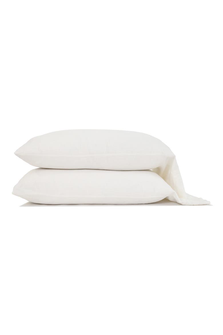 Set of 2 Pillowcases, Main, color, WHITE