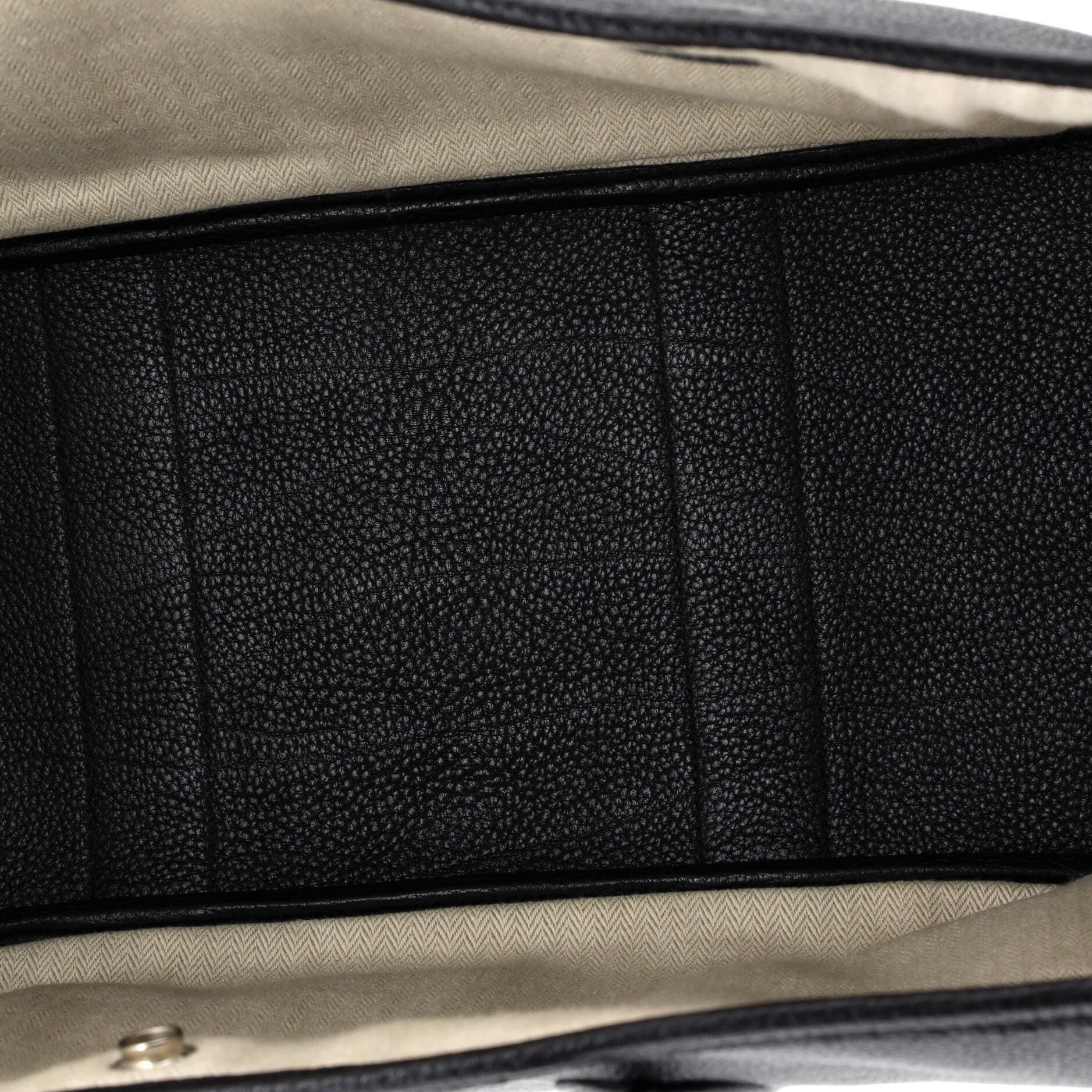 Pre-Owned Hermes Garden Party Tote Leather 36, Alternate, color, Noir