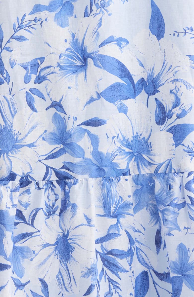 SUGARLIPS Fernie Field Janey Cotton Poplin Maxi Dress, Alternate, color, Light Blue