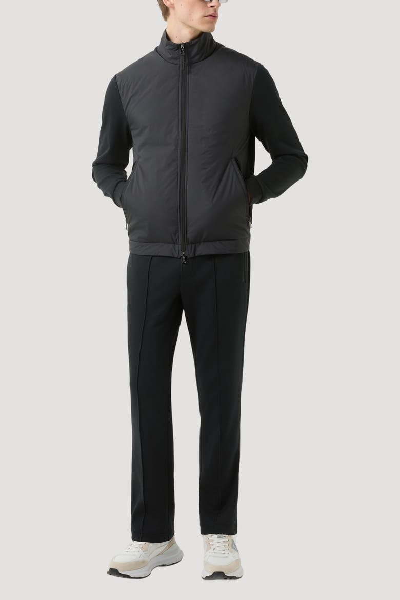 Rover Hybrid Jersey Jacket, Alternate, color, Black