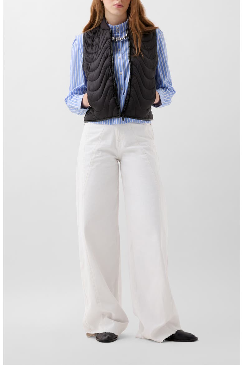 Gstaad Basic Vest, Alternate, color, Black
