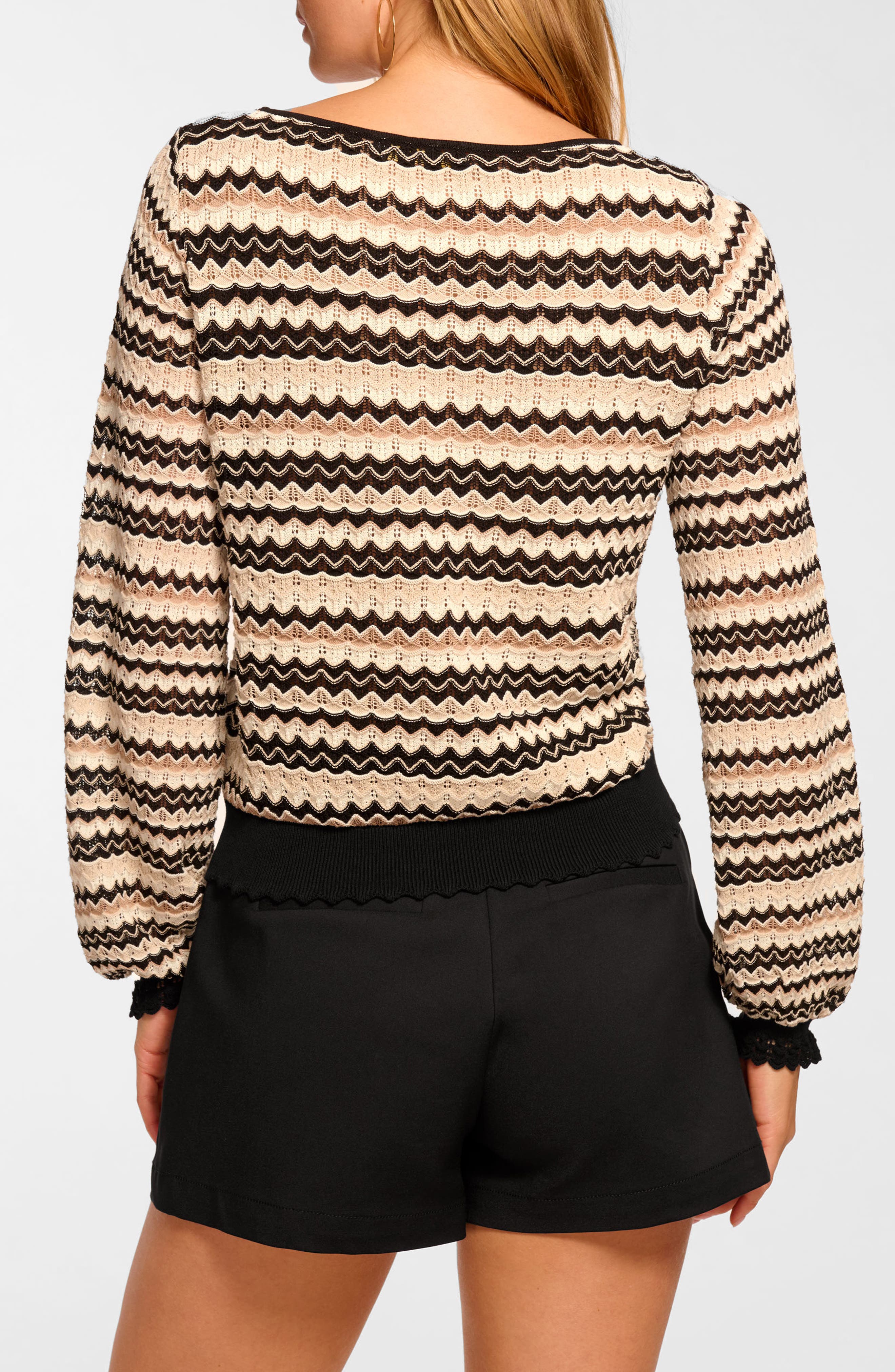 Fiora Pointelle Sweater - image 2
