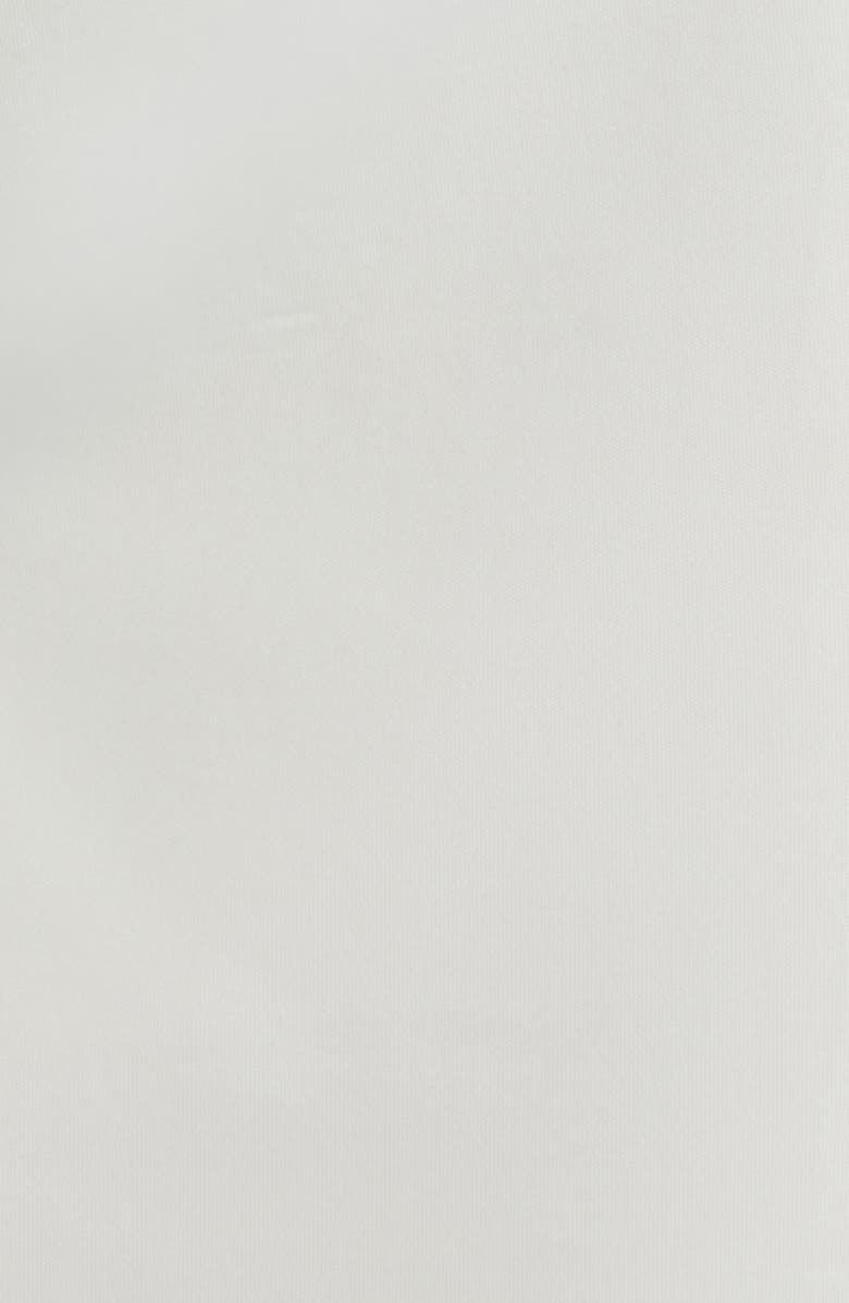 Eliza J Floral Ruched Cocktail Dress, Alternate, color, Ivory