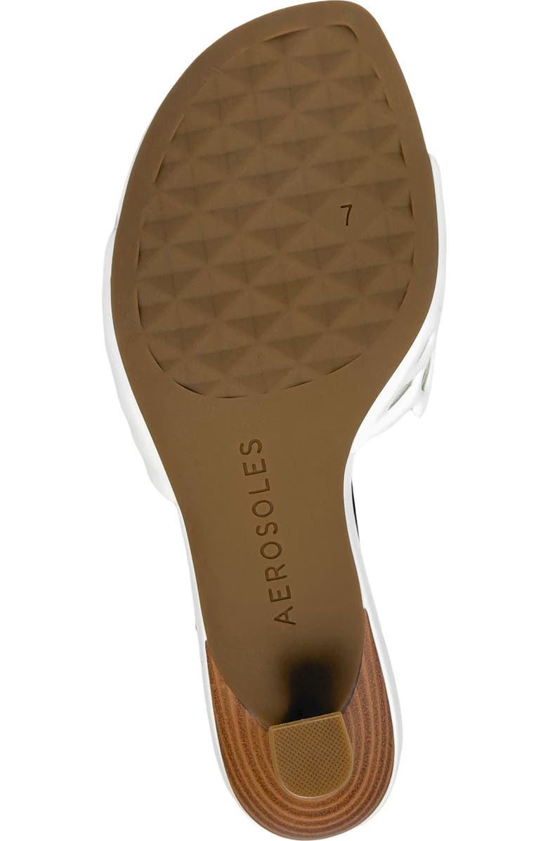 Aerosoles Kirah Sandal, Alternate, color, Bright White Fx Nappa