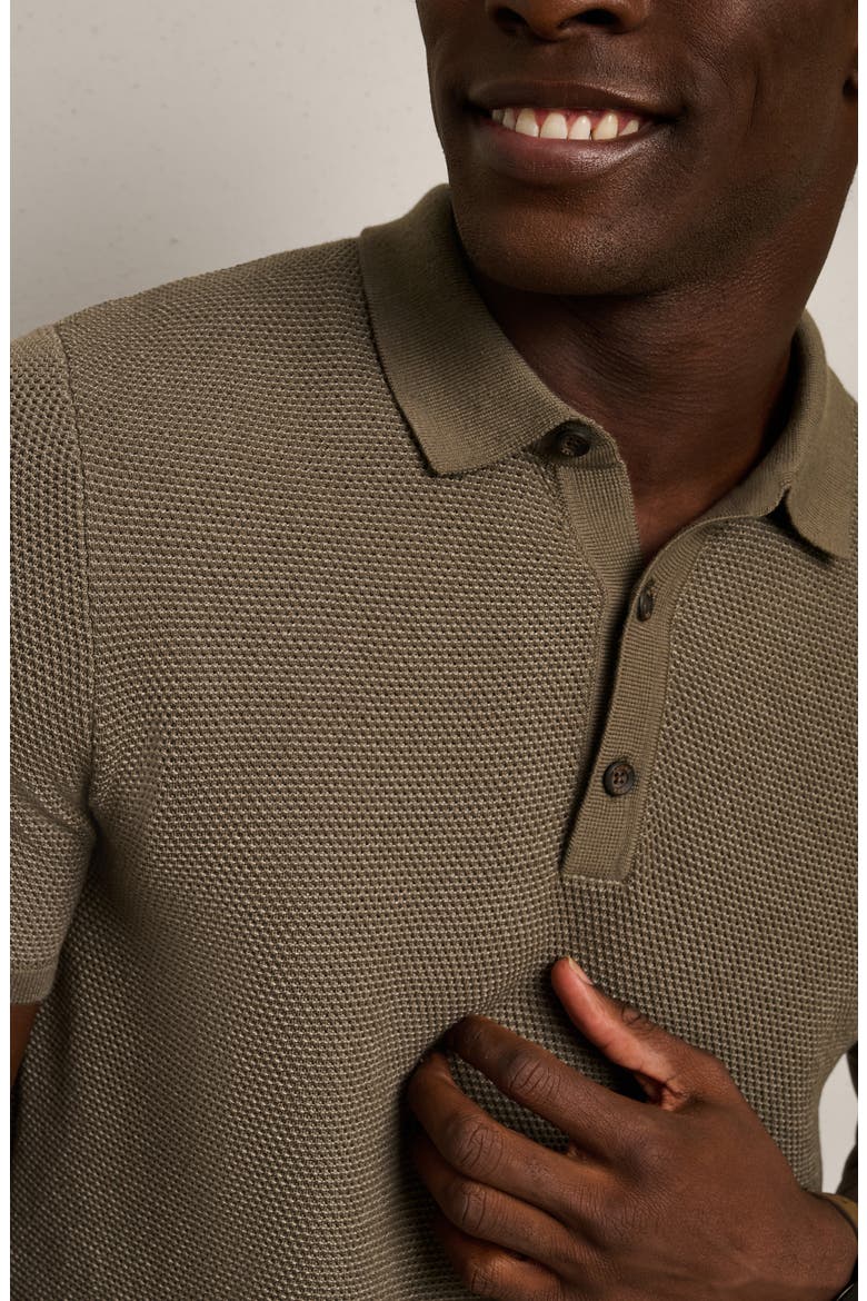 Mercer Knit Polo, Alternate, color, SMOKEY OLIVE