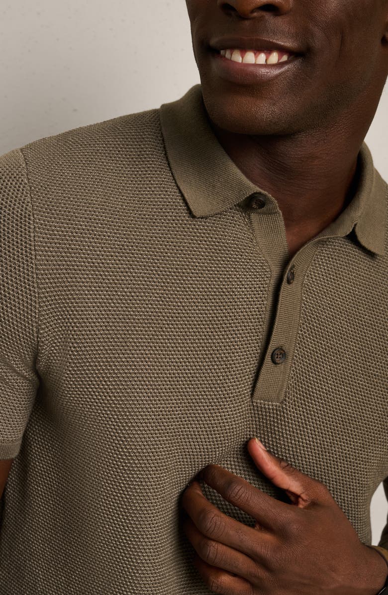 Rhone Mercer Knit Polo, Alternate, color, Smokey Olive