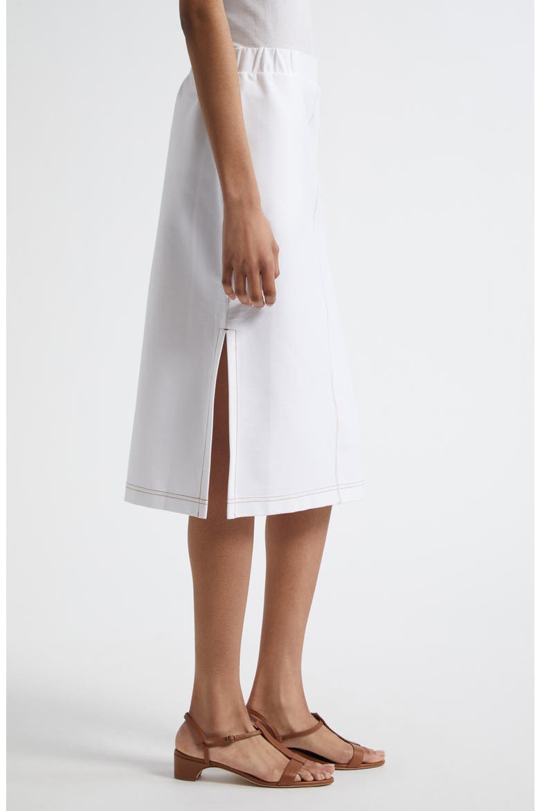 Otto Jersey Skirt, Alternate, color, OPTICAL WHITE