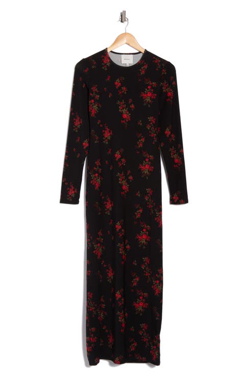 Tommie Floral Long Sleeve Midi Dress
