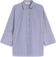 Weekend Max Mara Hudson Oversize Stripe Button-Up Shirt