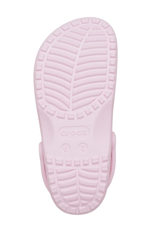 Crocs Girls  Floral Cutout Clogs In Pink Milk