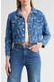 Koda Distressed Crop Denim Jacket