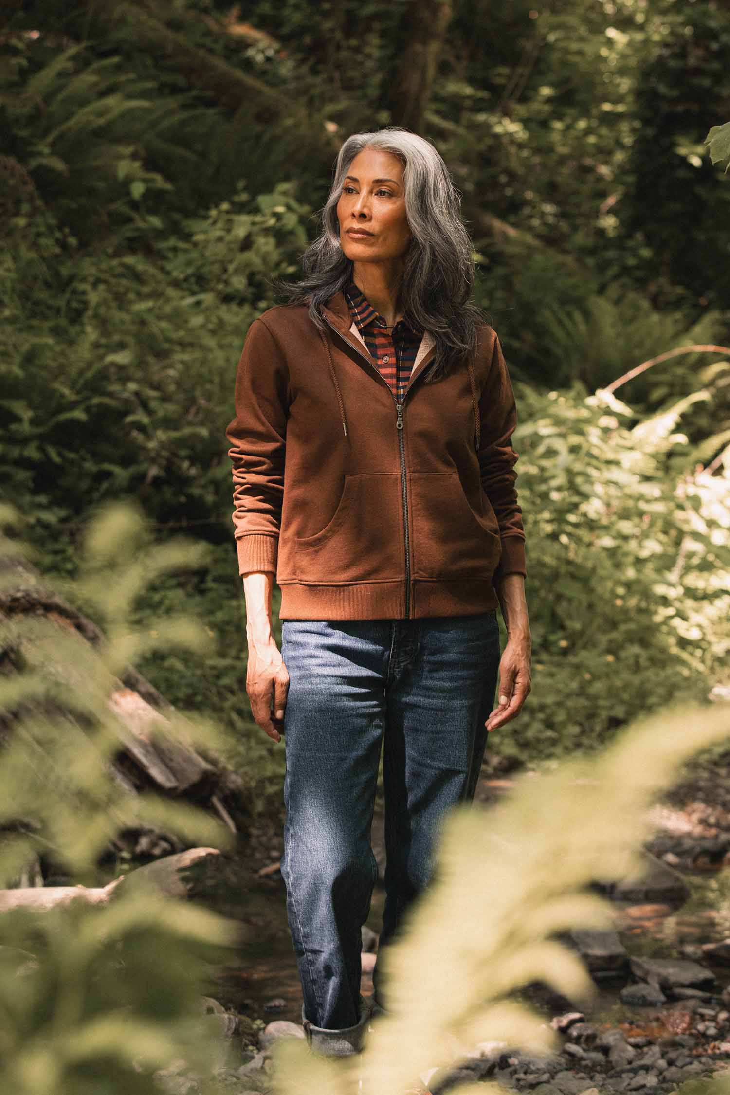Bridge & Burn Mason Recycled Zip Hoodie (Women) | Nordstrom