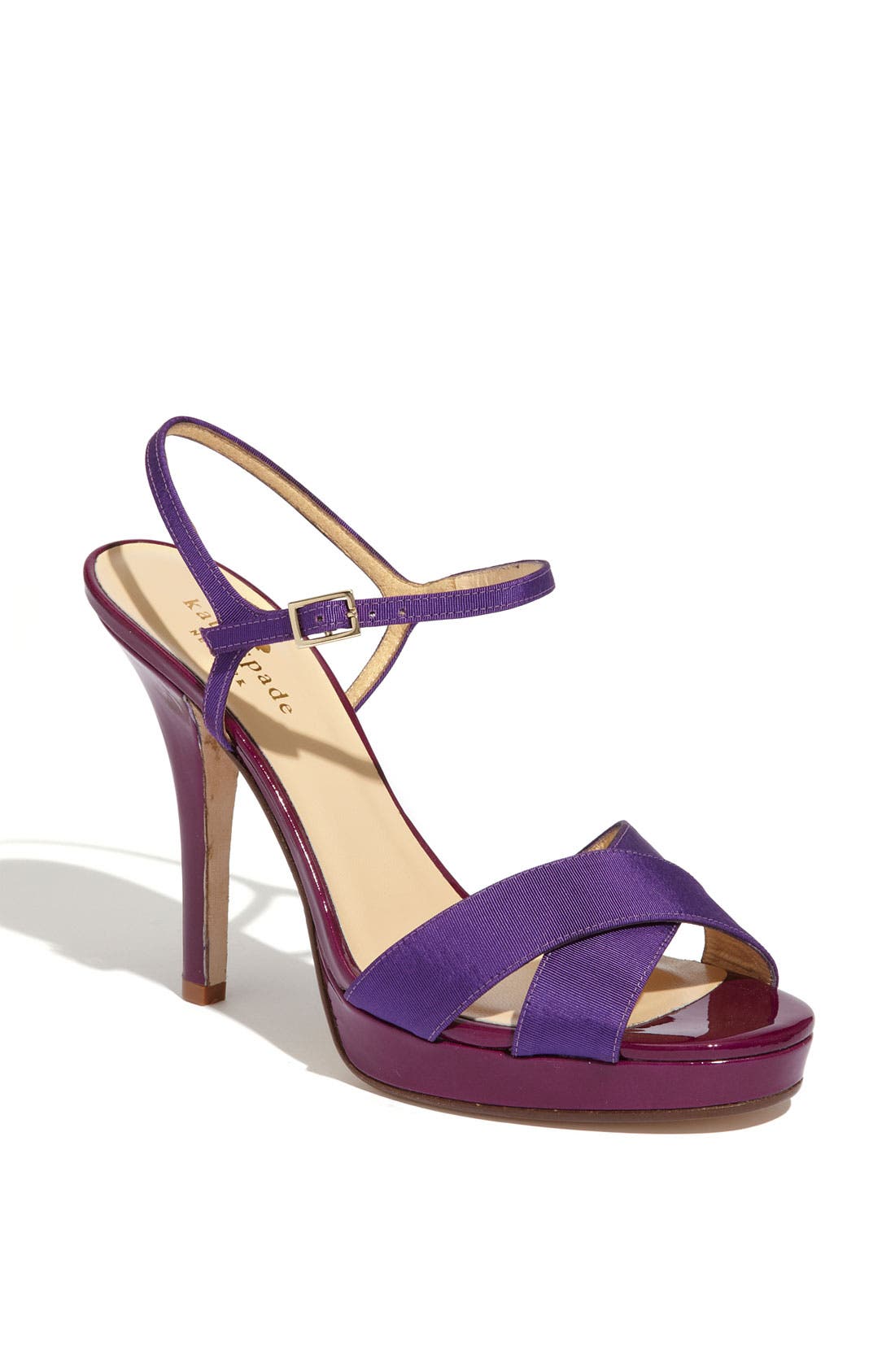 'robin' sandal, Main, color, AFRICAN VIOLET GROSGRAIN