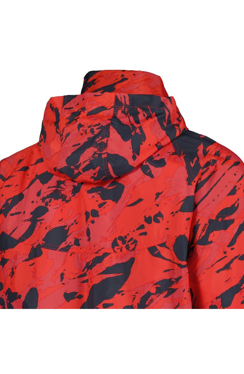 Nike Men's Nike  Scarlet Ohio State Buckeyes Anorak Half-Zip Jacket, Alternate, color, 