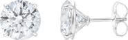 LuvMyJewelry Leanne 14K Gold Round Lab Grown Diamond Stud Earrings - 10 Cts