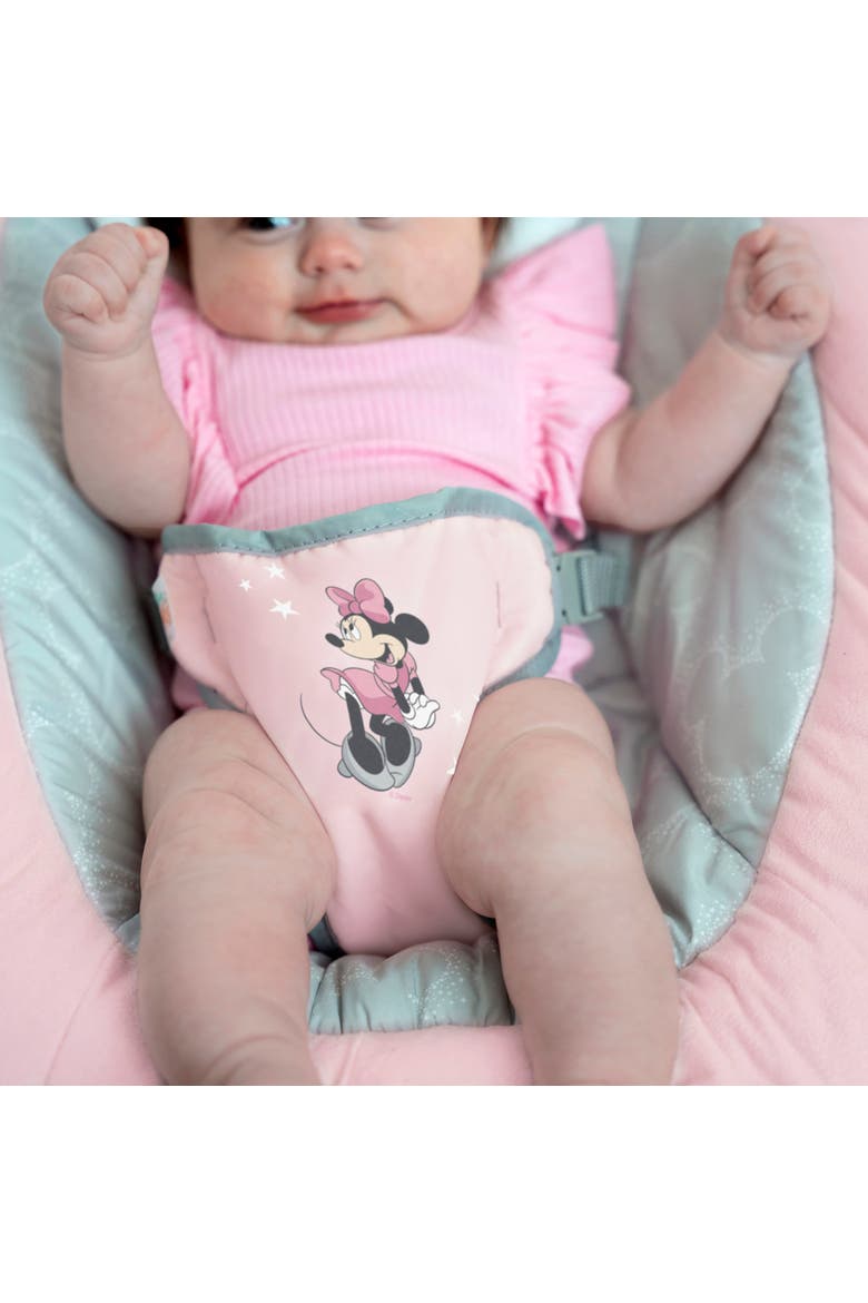 Disney Baby Minnie Mouse Rosy Skies Pink Baby Bouncer Infant Seat, Alternate, color, PINK