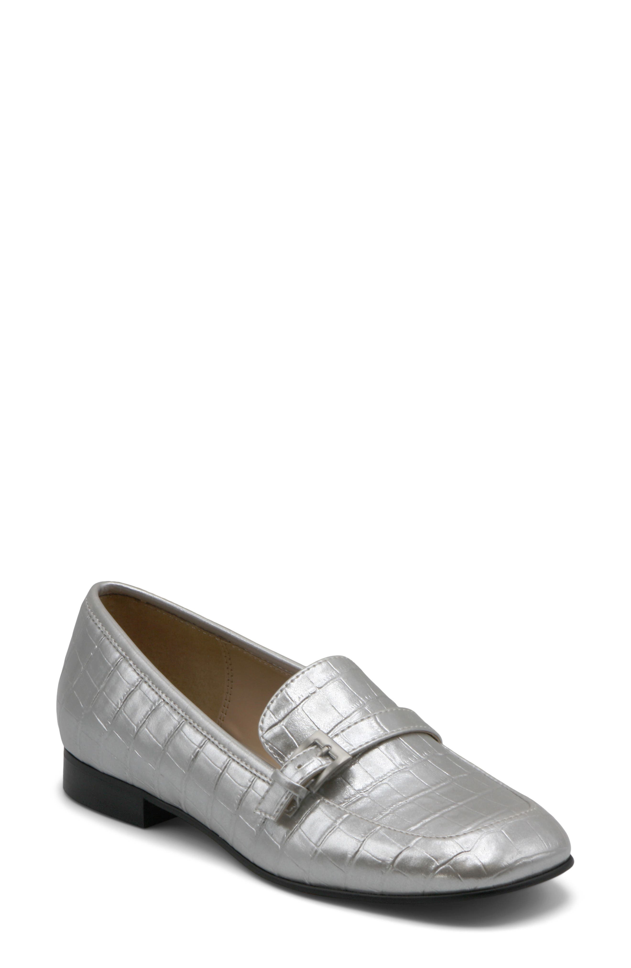 Charles by Charles David Casper Croc Embossed Loafer, Main, color, 