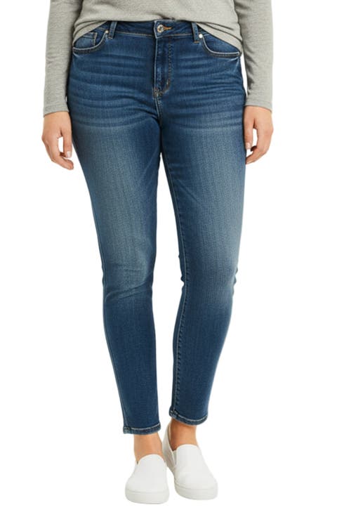 High Waist Ankle Skinny Jeans