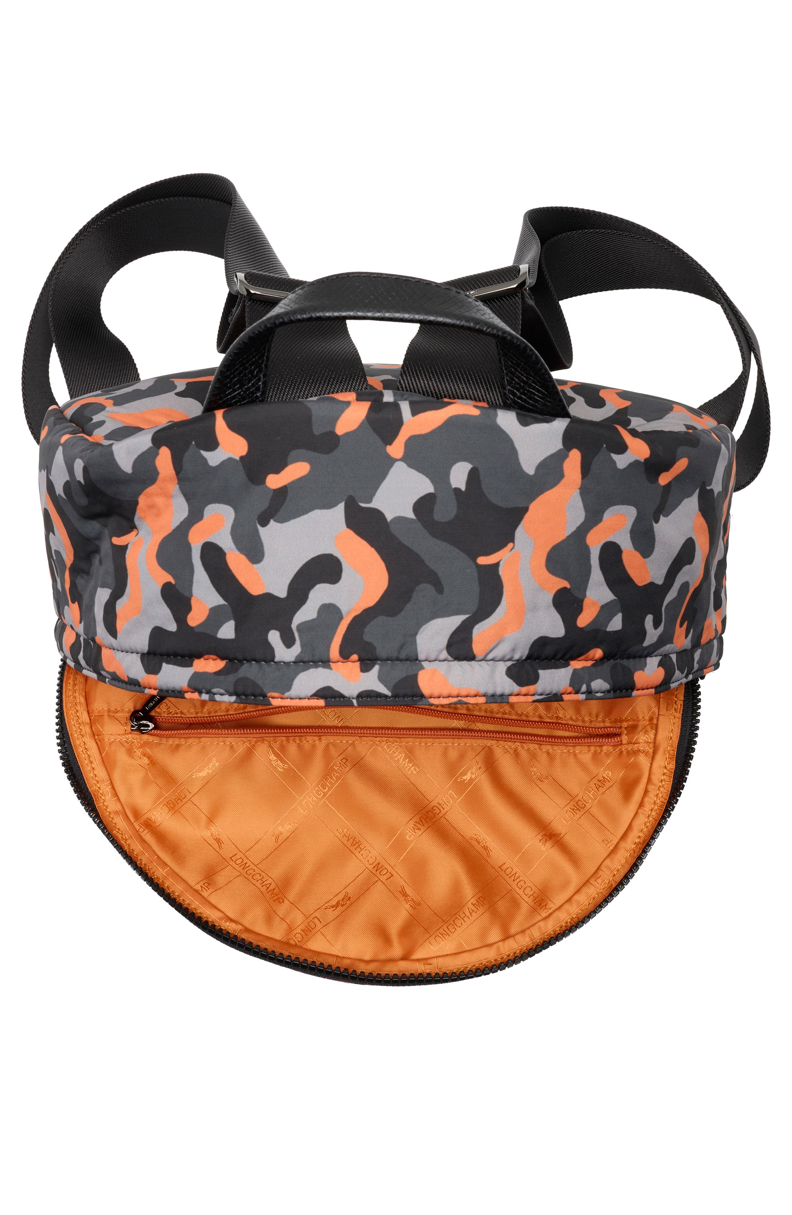 Longchamp Camo Backpack, Alternate, color, Cement