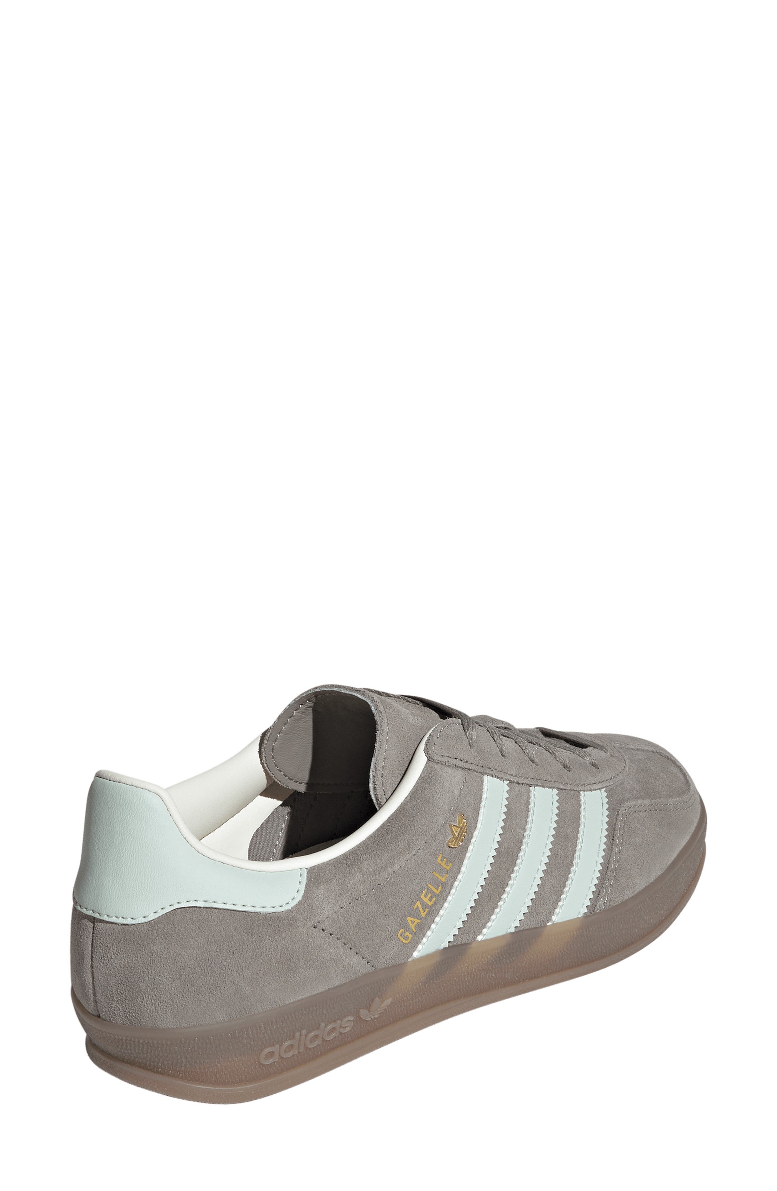 Gazelle Indoor Sneaker, Alternate, color, SILVER PEBBLE/ GREEN/ GUM5