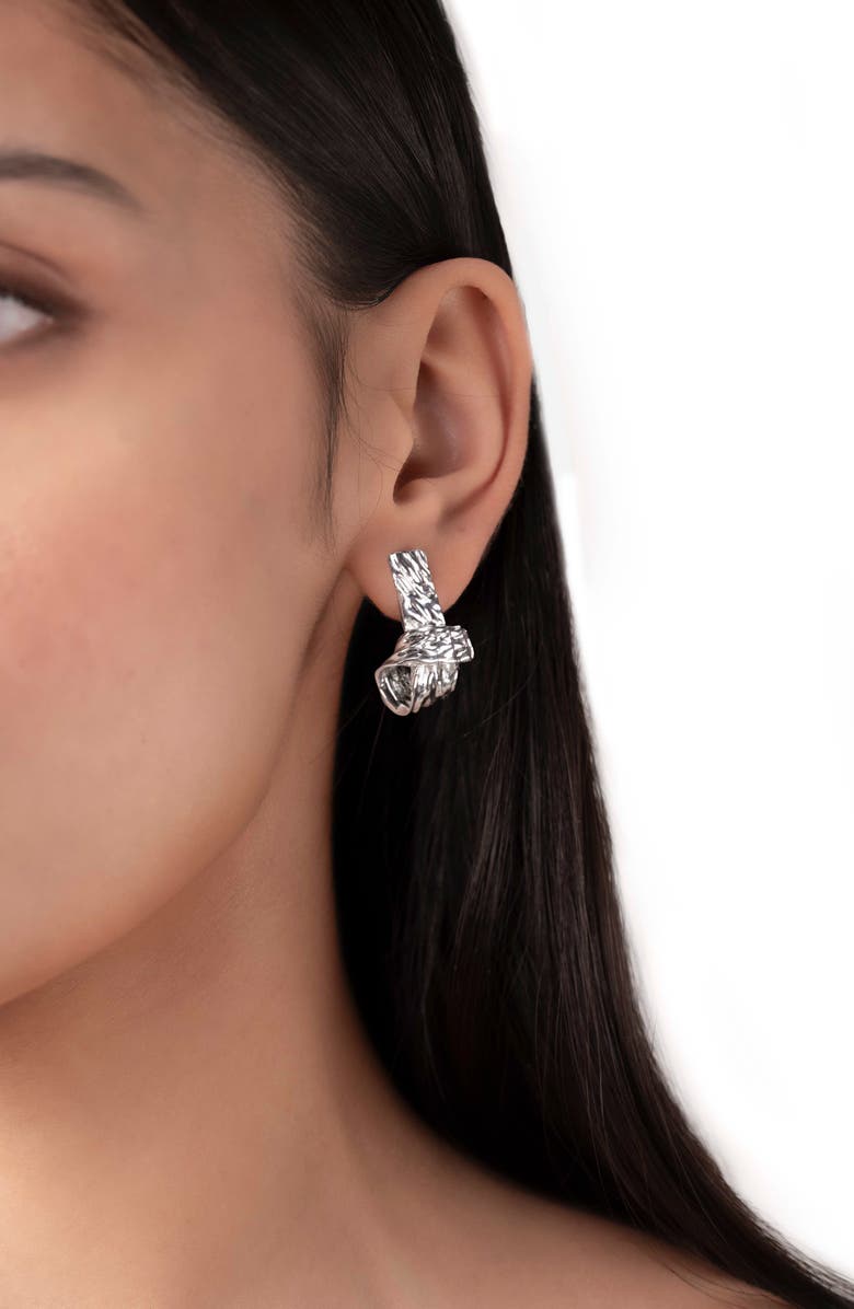 NAVEDA Jiya Mini Knot Earrings, Alternate, color, 