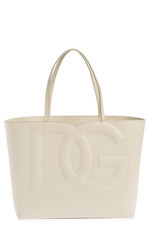 DG Logo Leather Tote