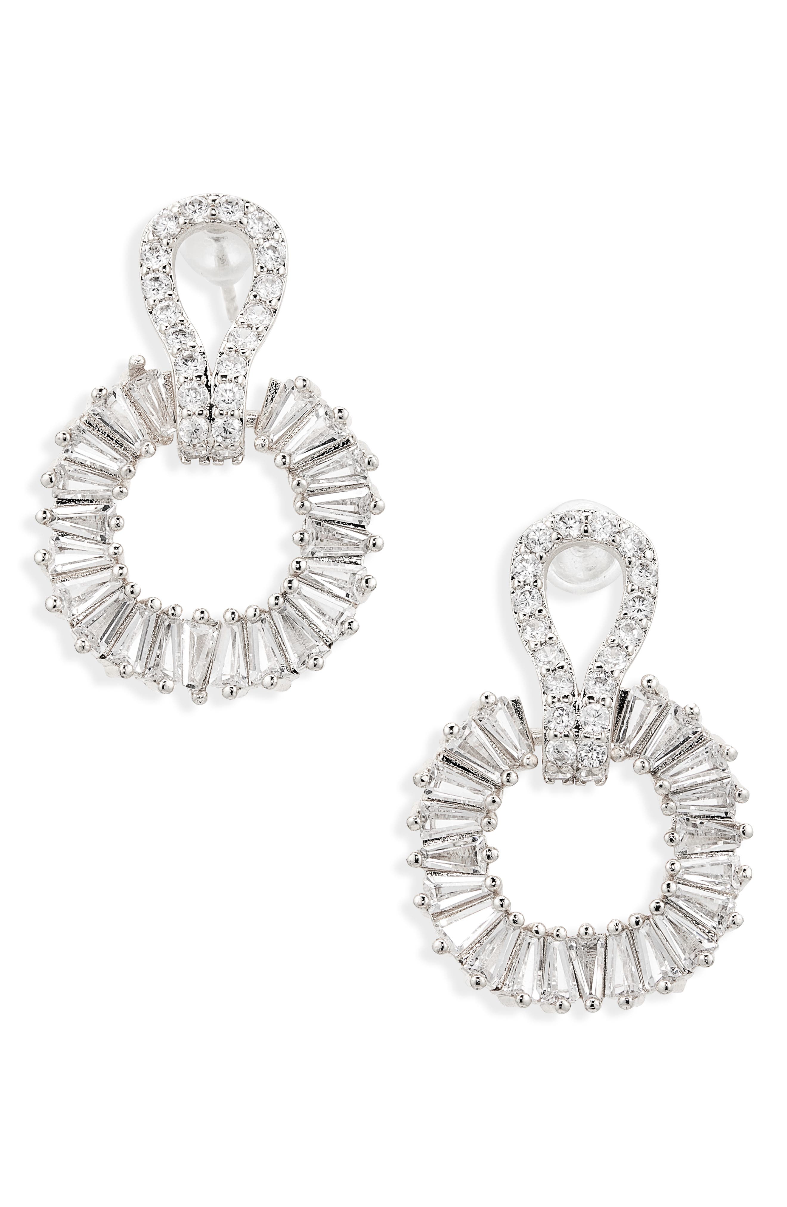 Cara Crystal Drop Earrings