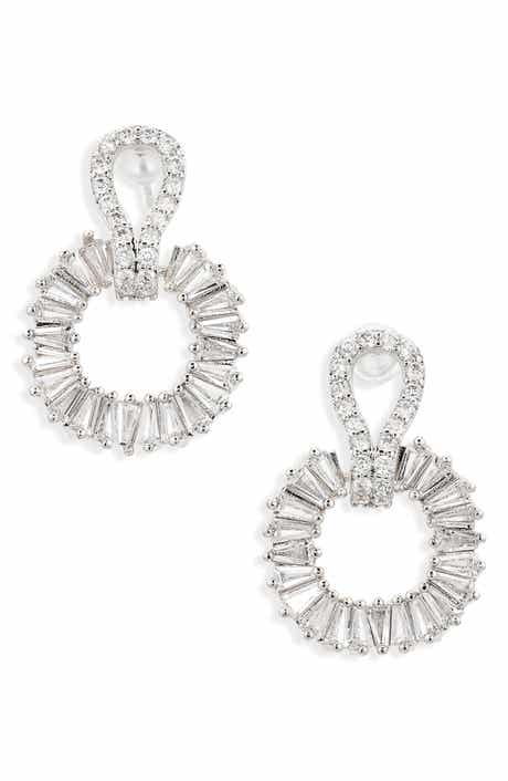 Cara Crystal Drop Earrings