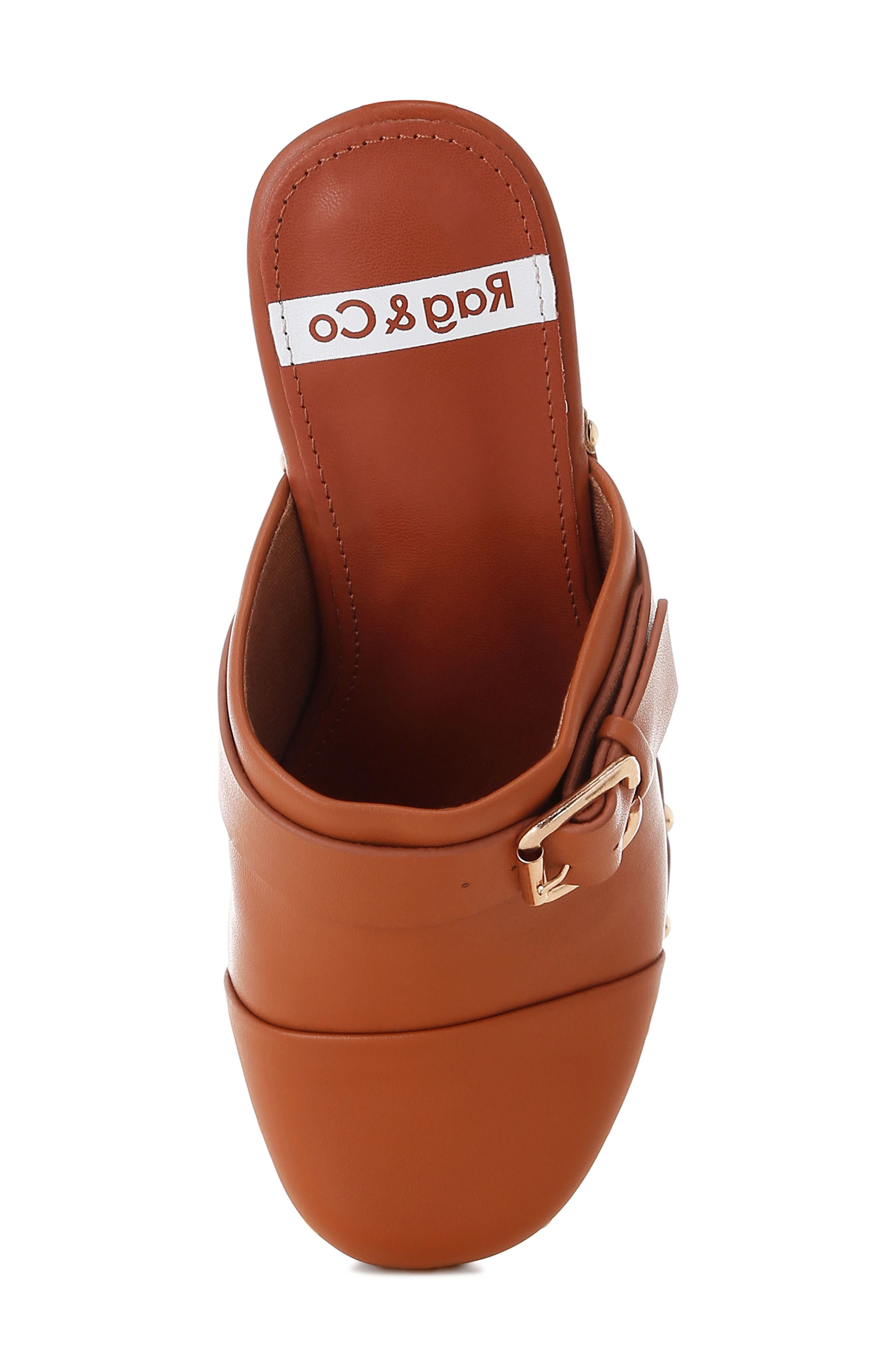 Rag & Co Septim Clog, Alternate, color, Tan