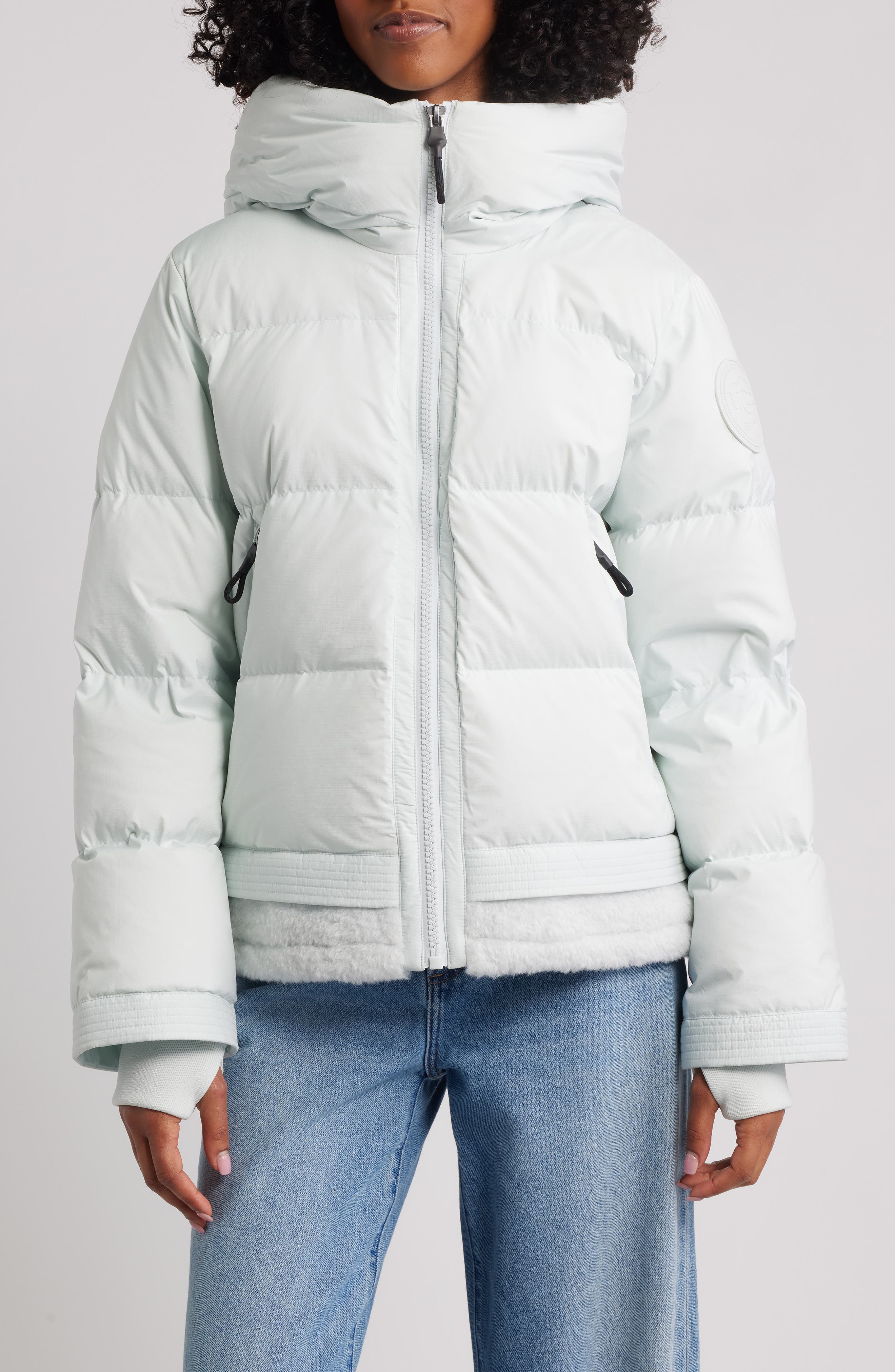 MetroPeak 700 Fill Power Down Puffer Jacket with Fleece Trim