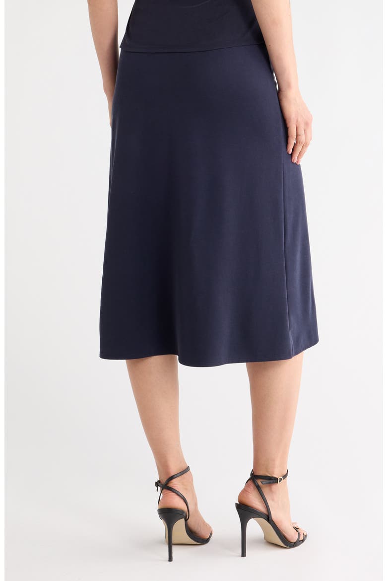 Knit Midi Skirt, Alternate, color, NAVY NIGHT