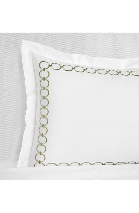 Catena Cotton Percale Euro Pillow Sham