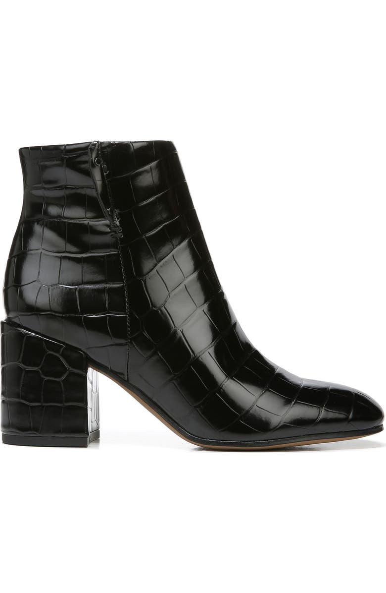 Franco Sarto Tenton Croc Embossed Bootie, Alternate, color,