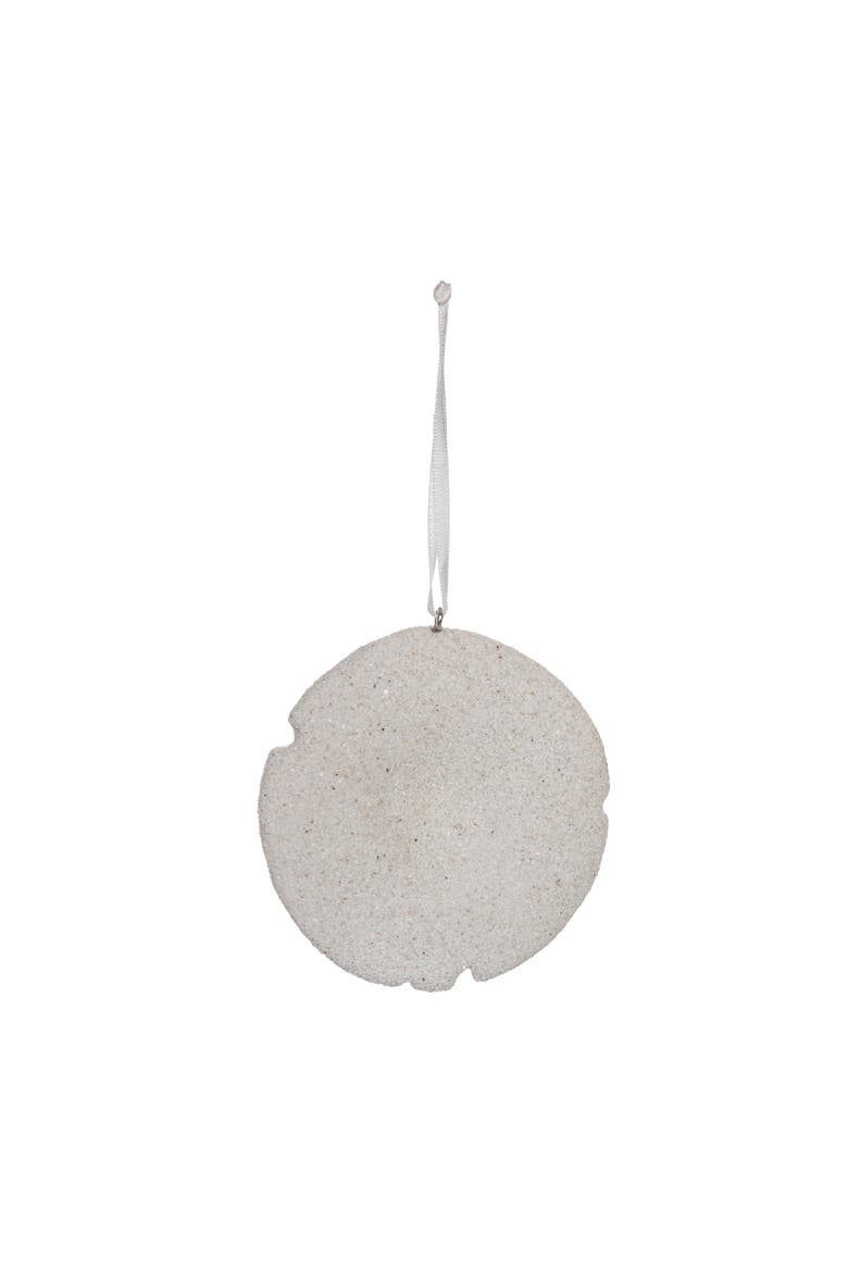 Sandy Sand Dollar Tree Ornament, Alternate, color, White