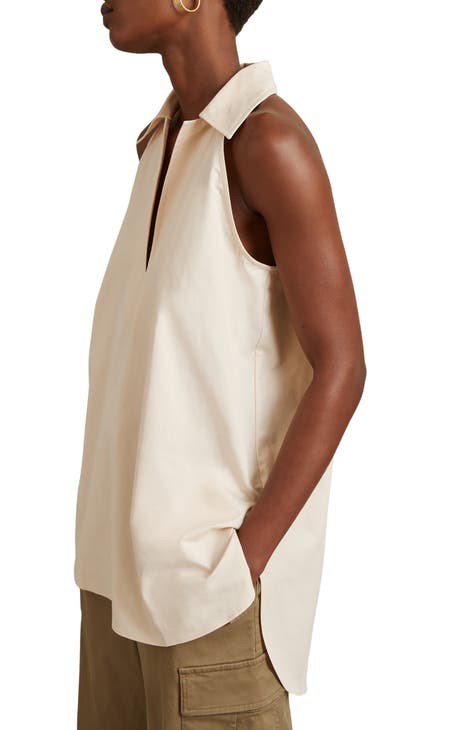 Layla Oversize Stretch Sleeveless Top