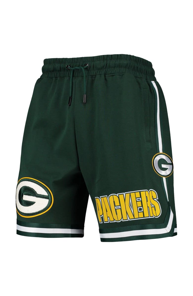 PRO STANDARD Men's Pro Standard Green Green Bay Packers Core Shorts, Alternate, color, 