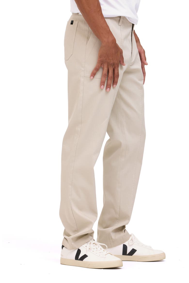 Luka Stretch Organic Cotton Pants, Alternate, color, COCOON