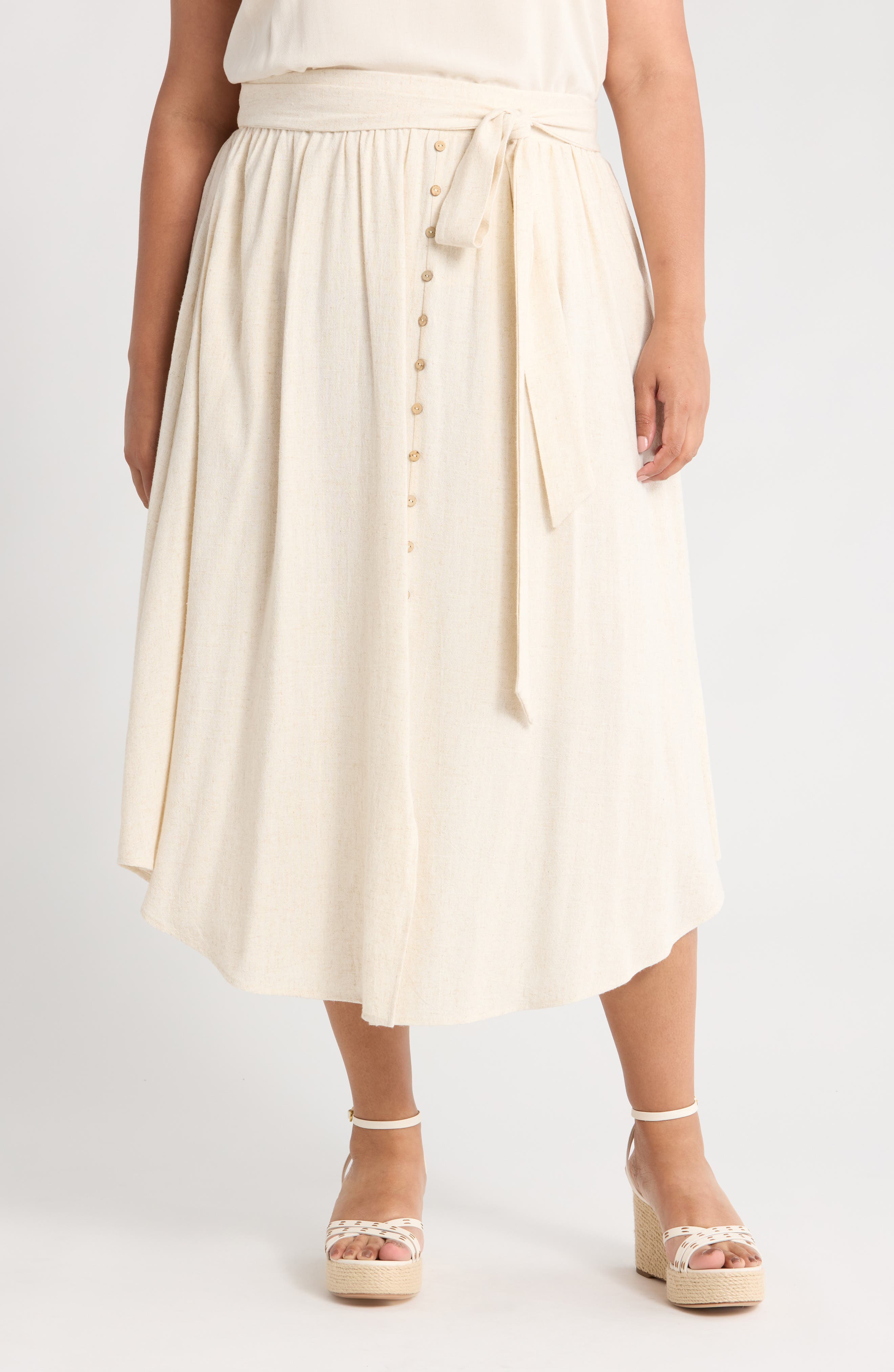 Curved Hem Pull-On Skirt - image 3