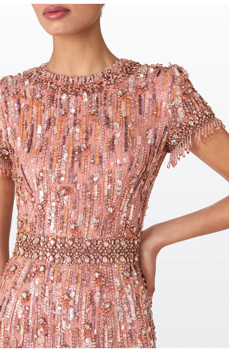 Jenny Packham Roxy Gown, Alternate, color, Cinnamon