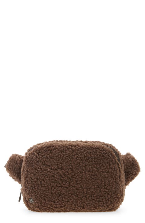 Faux Shearling Crossbody