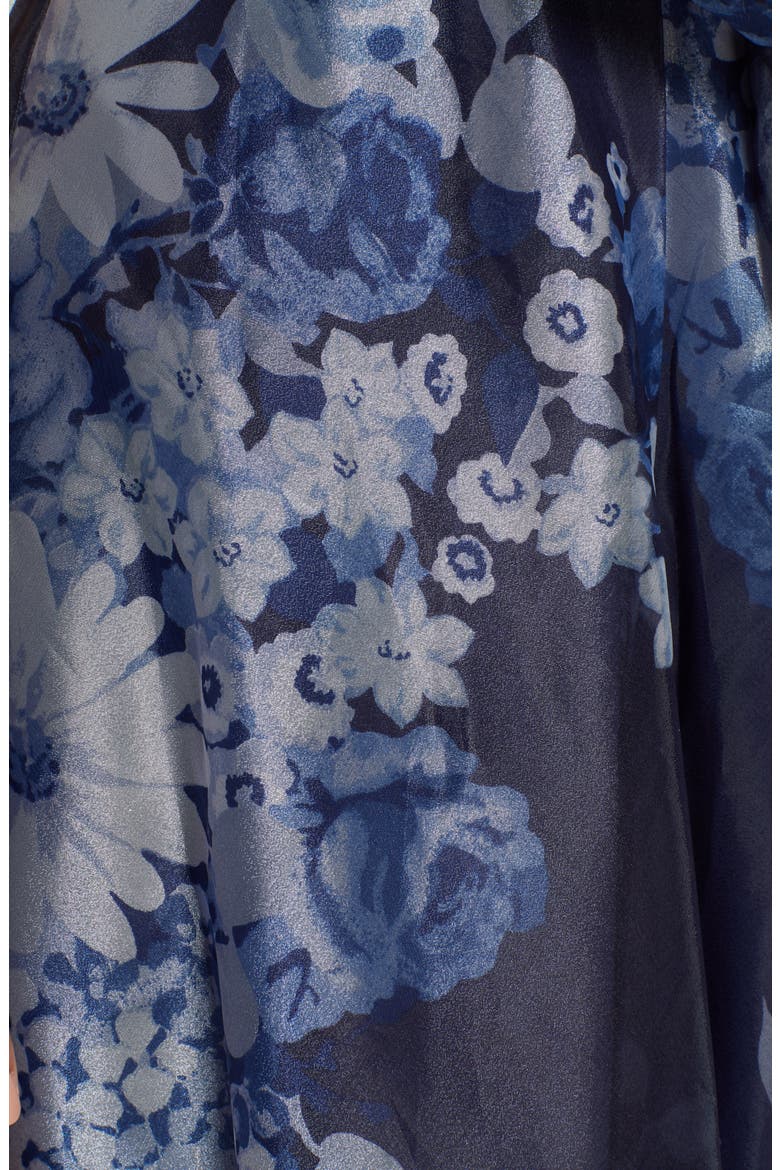 Floral Organza Jumpsuit, Alternate, color, NAVY MULTI