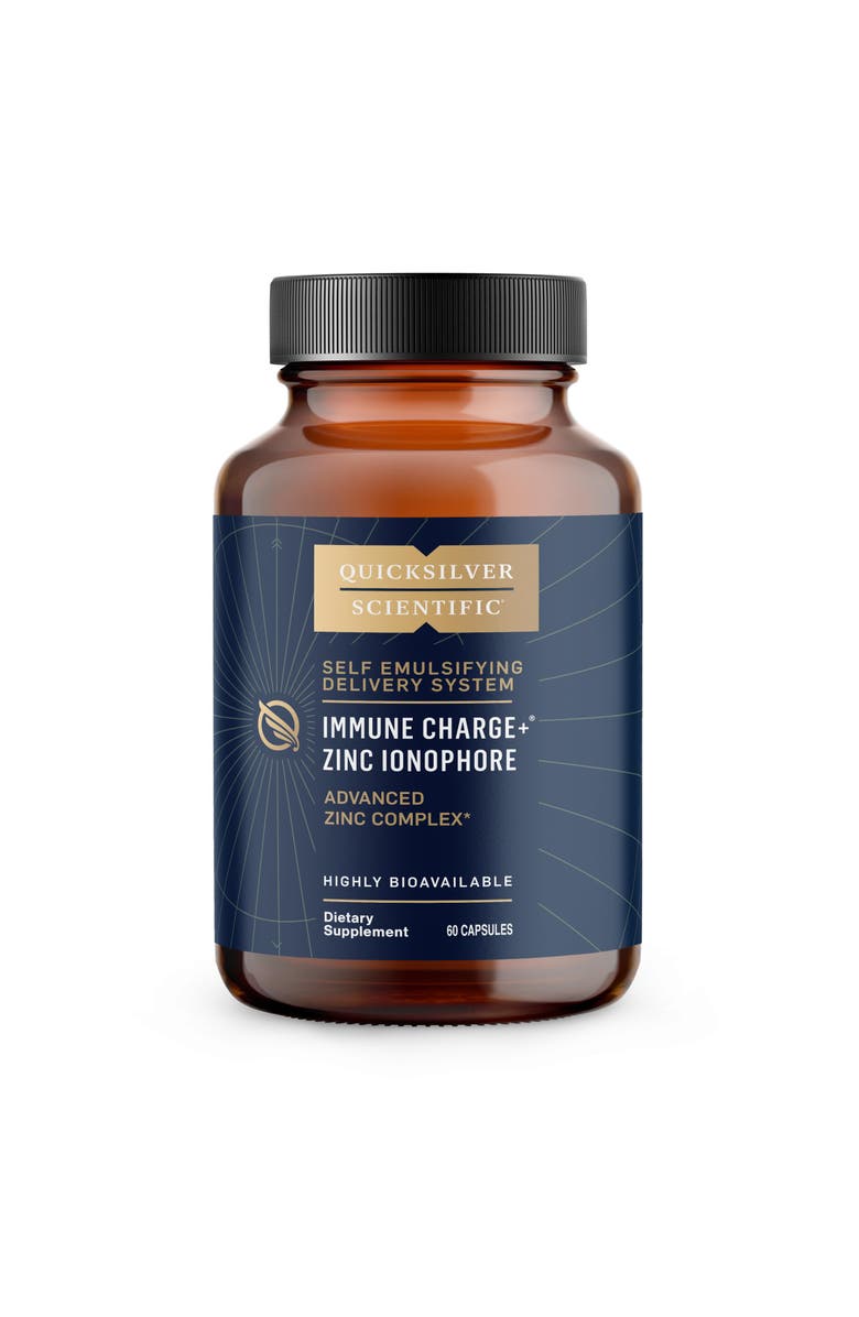 Quicksilver Scientific Immune Charge Zinc Ionophore Quercetin and Luteolin Supplement, Main, color, NO COLOR