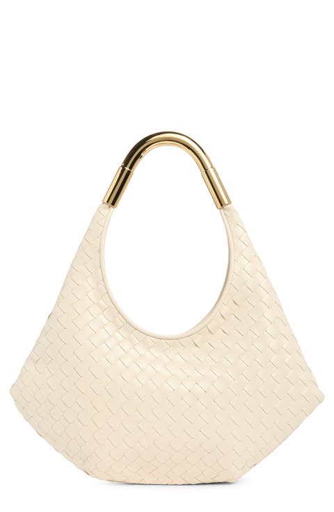 Olivia Woven Hobo Bag