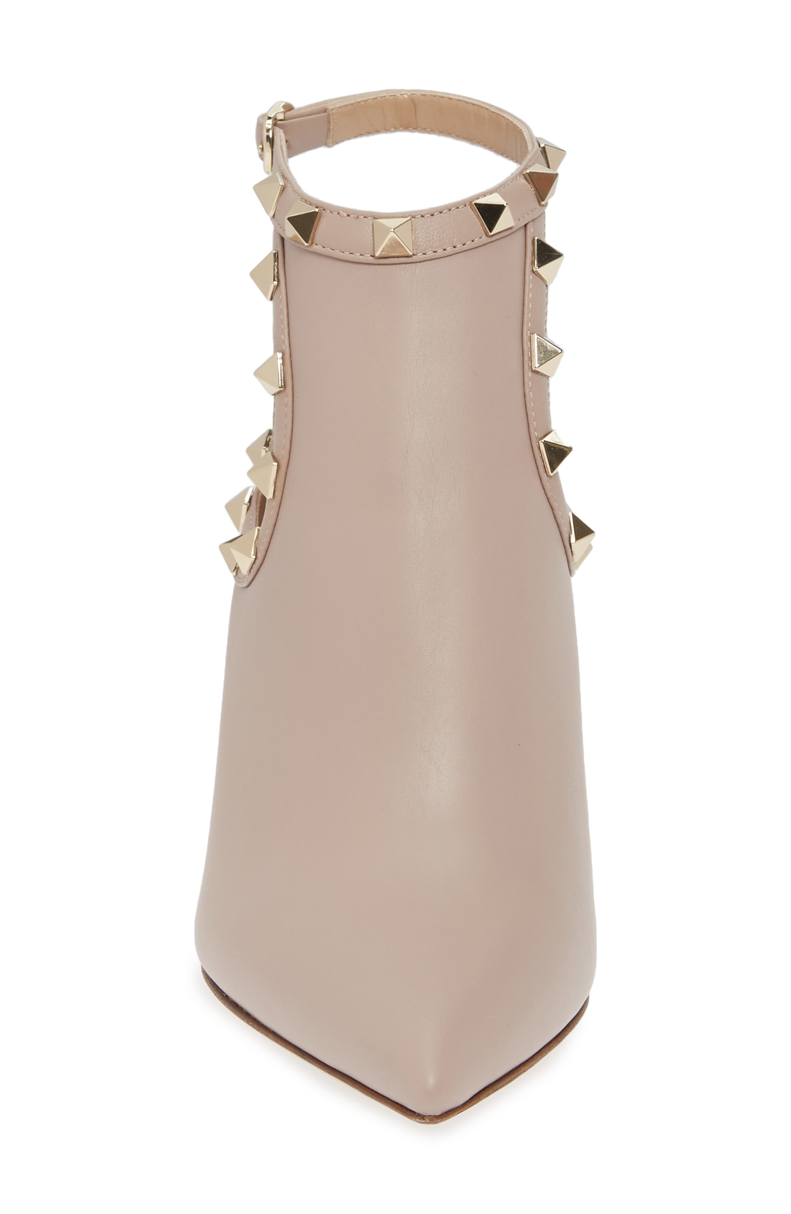 Valentino Garavani Rockstud Open Back Bootie, Alternate, color, 