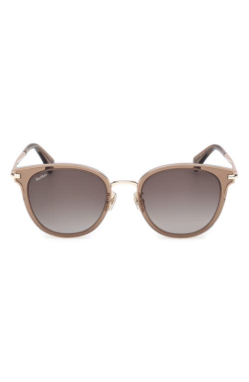 Max Mara 54mm Round Sunglasses