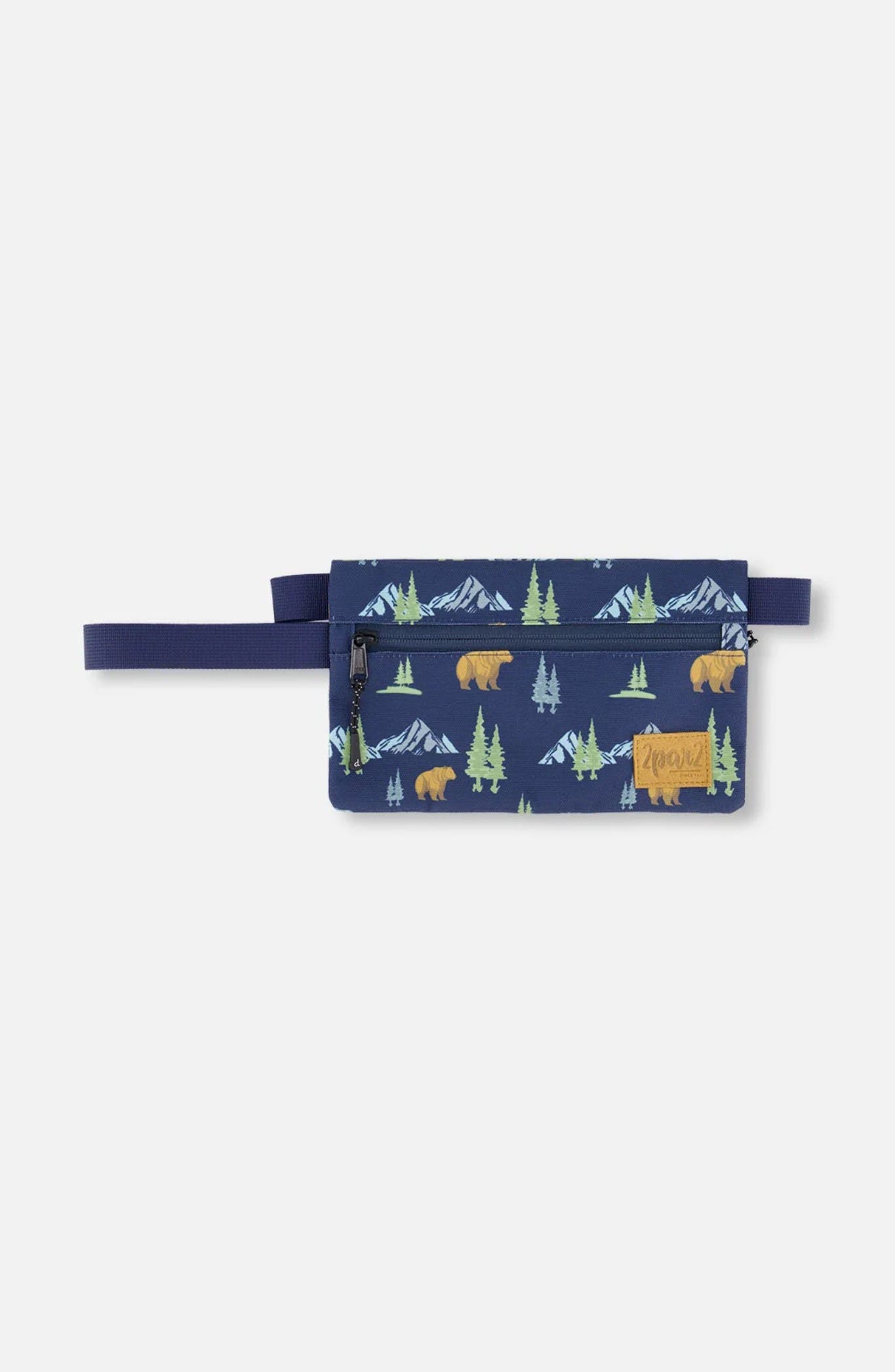 Deux par Deux Double Pencil Case Animal, Main, color, Navy