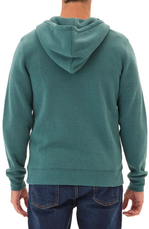 Threads 4 Thought Trim Fit Heathered Fleece Zip Hoodie In Watercress